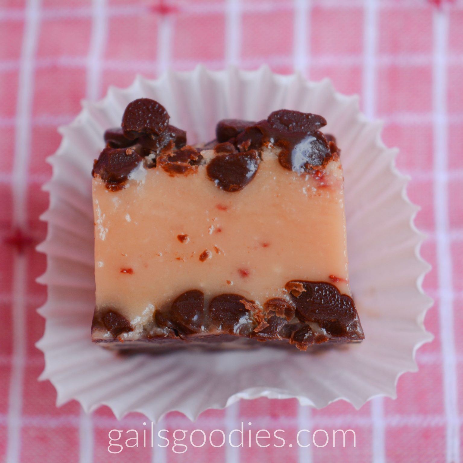Chocolate Covered strawberry fudge Gail's Goodies