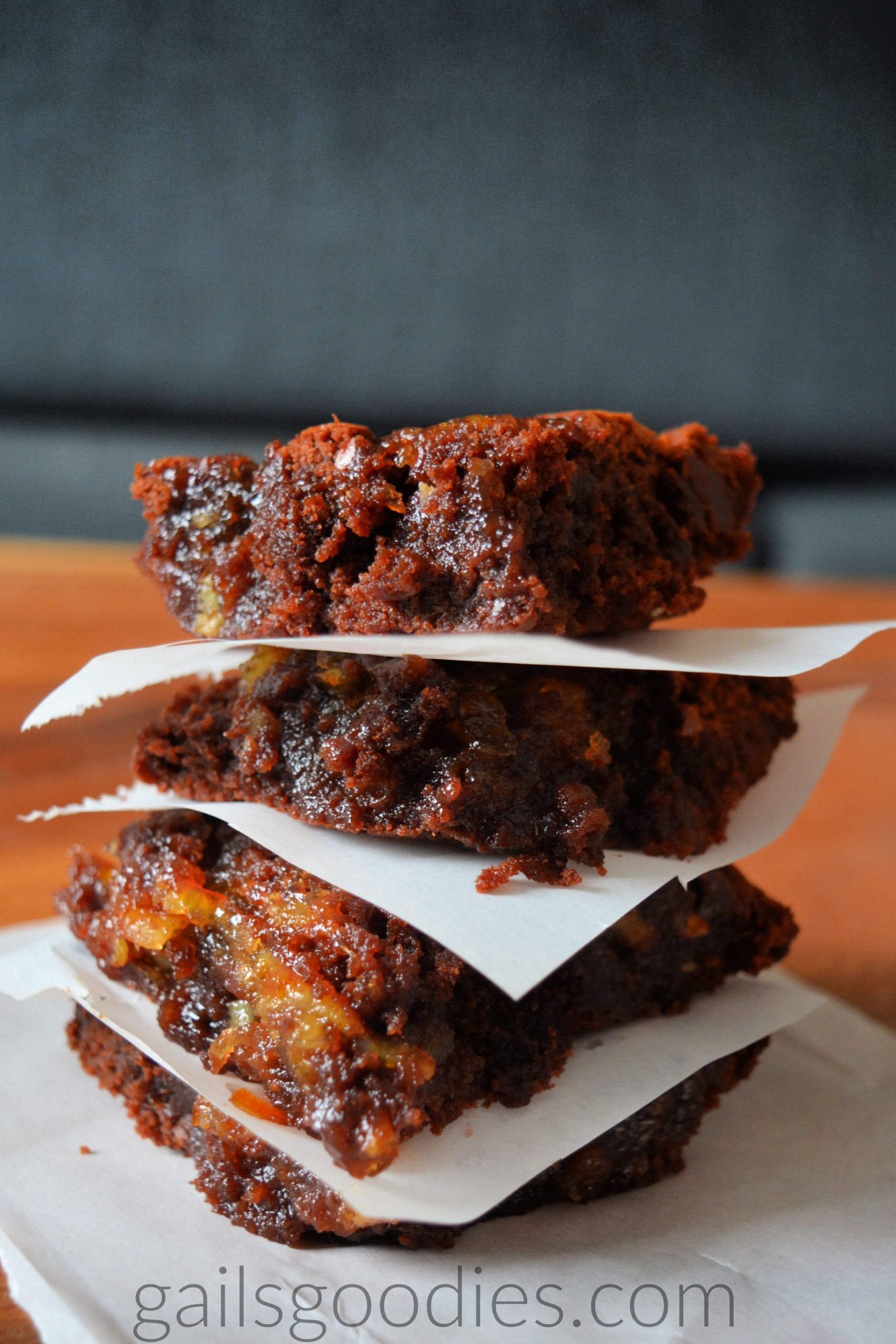 Orange Marmalade Brownies Gail's Goodies