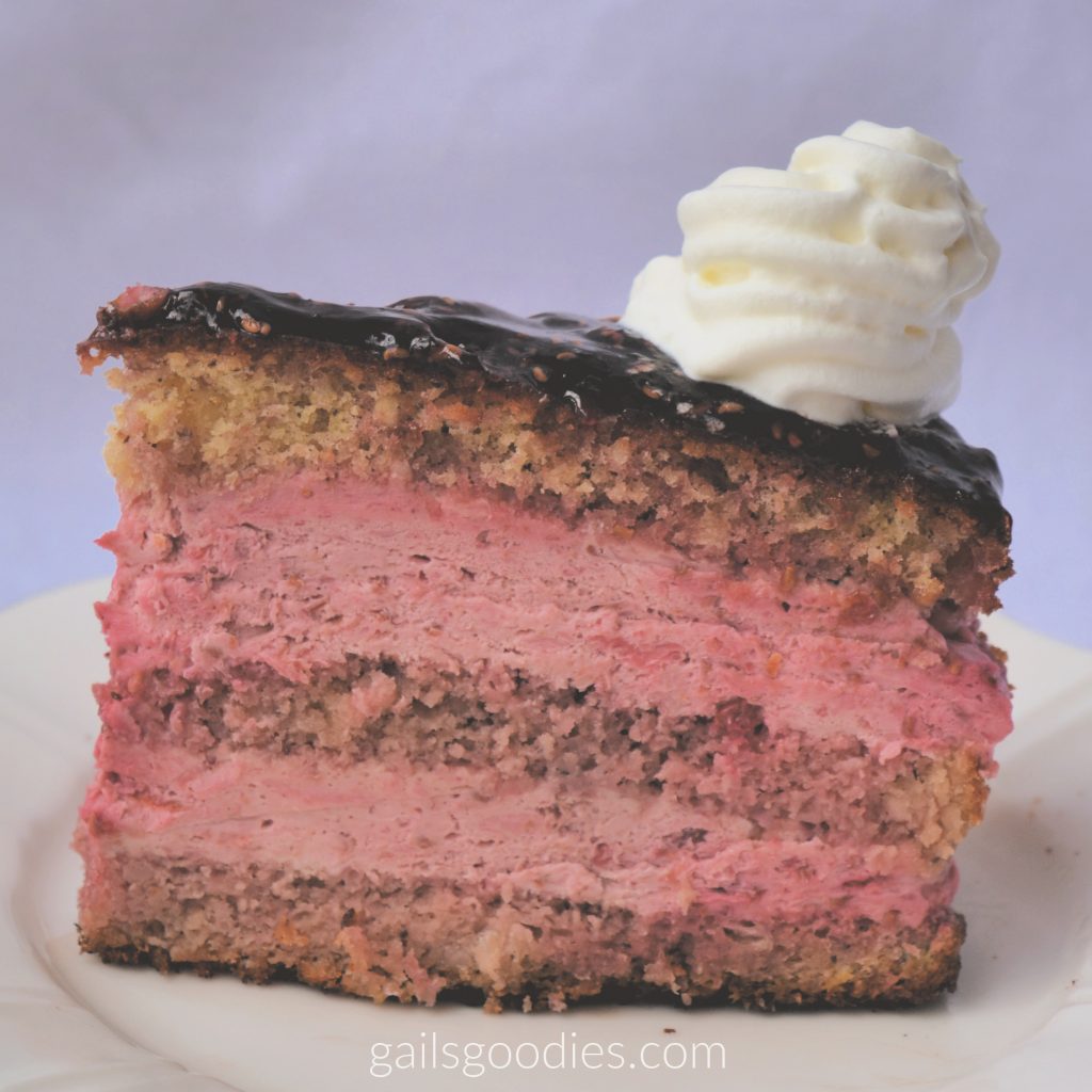 Raspberry Hazelnut Torte - Gail's Goodies