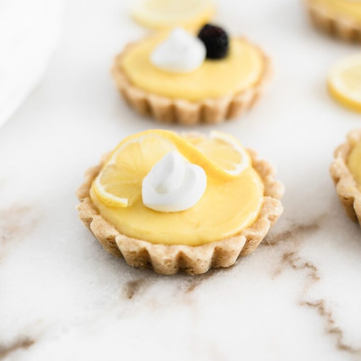 Image for Mini Lemon Tarts with Shortbread Crust