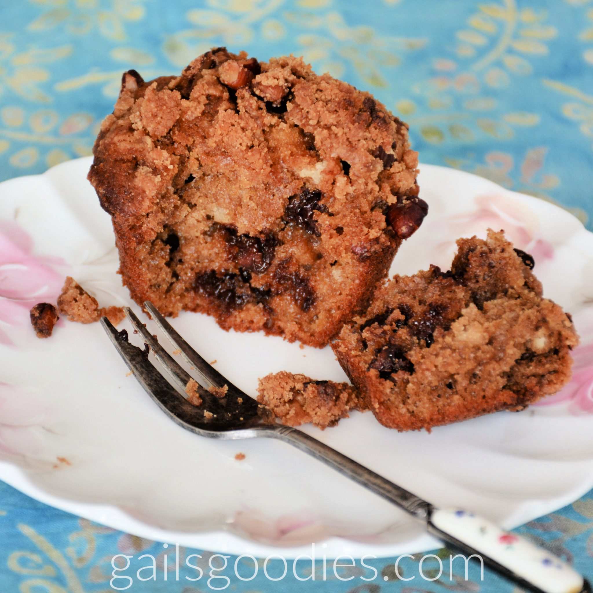 Easy espresso chocolate chip muffins Gail's Goodies