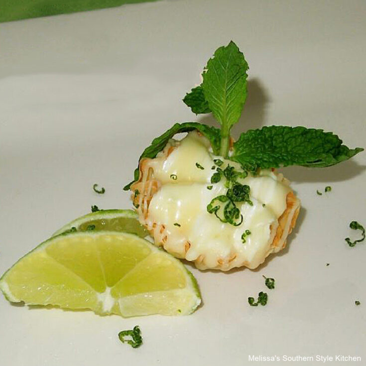 Image for White Chocolate Mojito Cheesecake Tarts